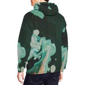 Bay Hustlin Men's All Over Print Hoodie (USA Size)