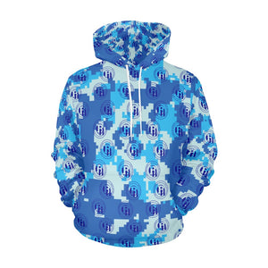 Bay Hustlin Men's All Over Print Hoodie (USA Size)