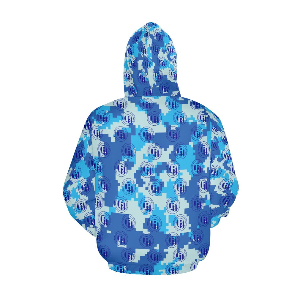 Bay Hustlin Men's All Over Print Hoodie (USA Size)