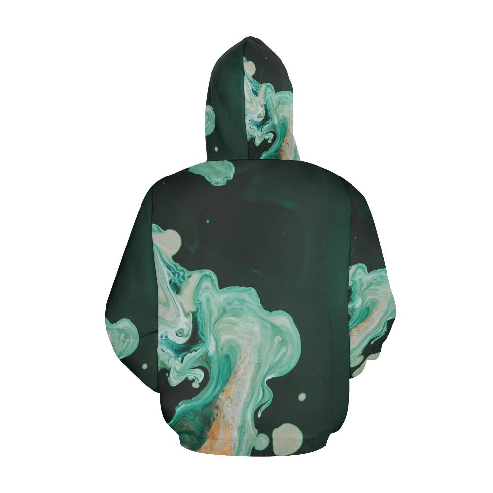 Bay Hustlin Men's All Over Print Hoodie (USA Size)