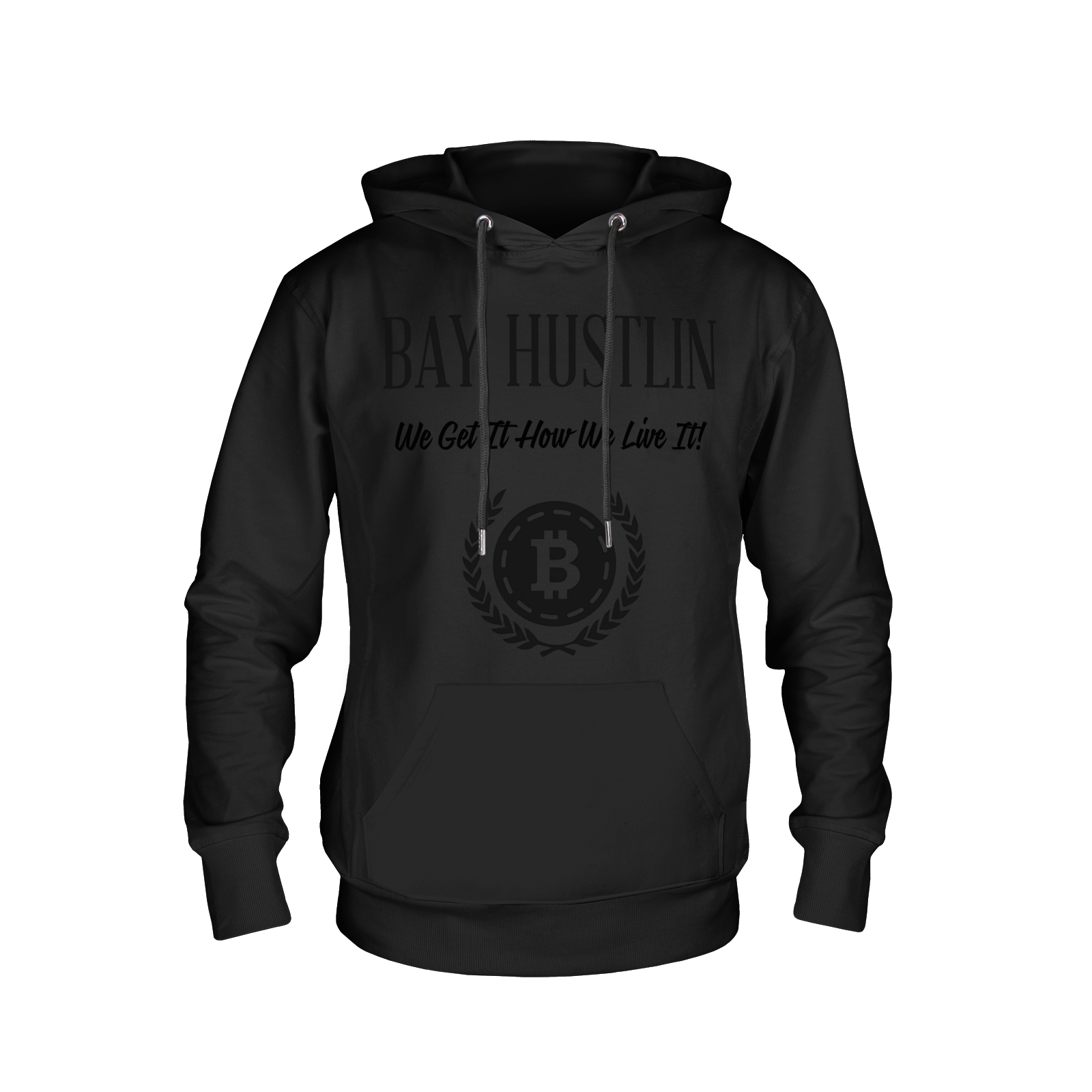 Bay Hustlin Men's Pullover Premium Hoodie