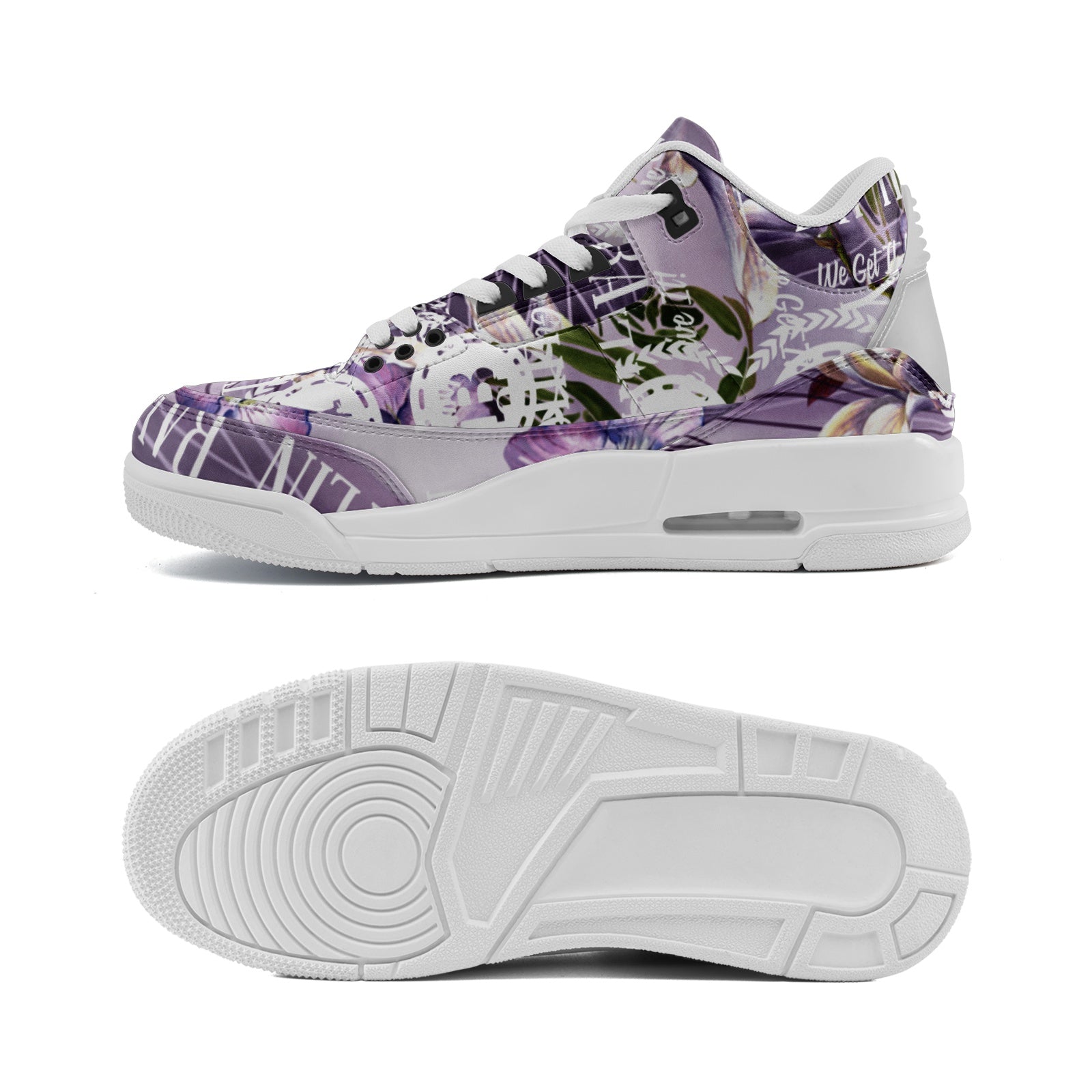 Bay Hustlin Retro Shoes(Purple)