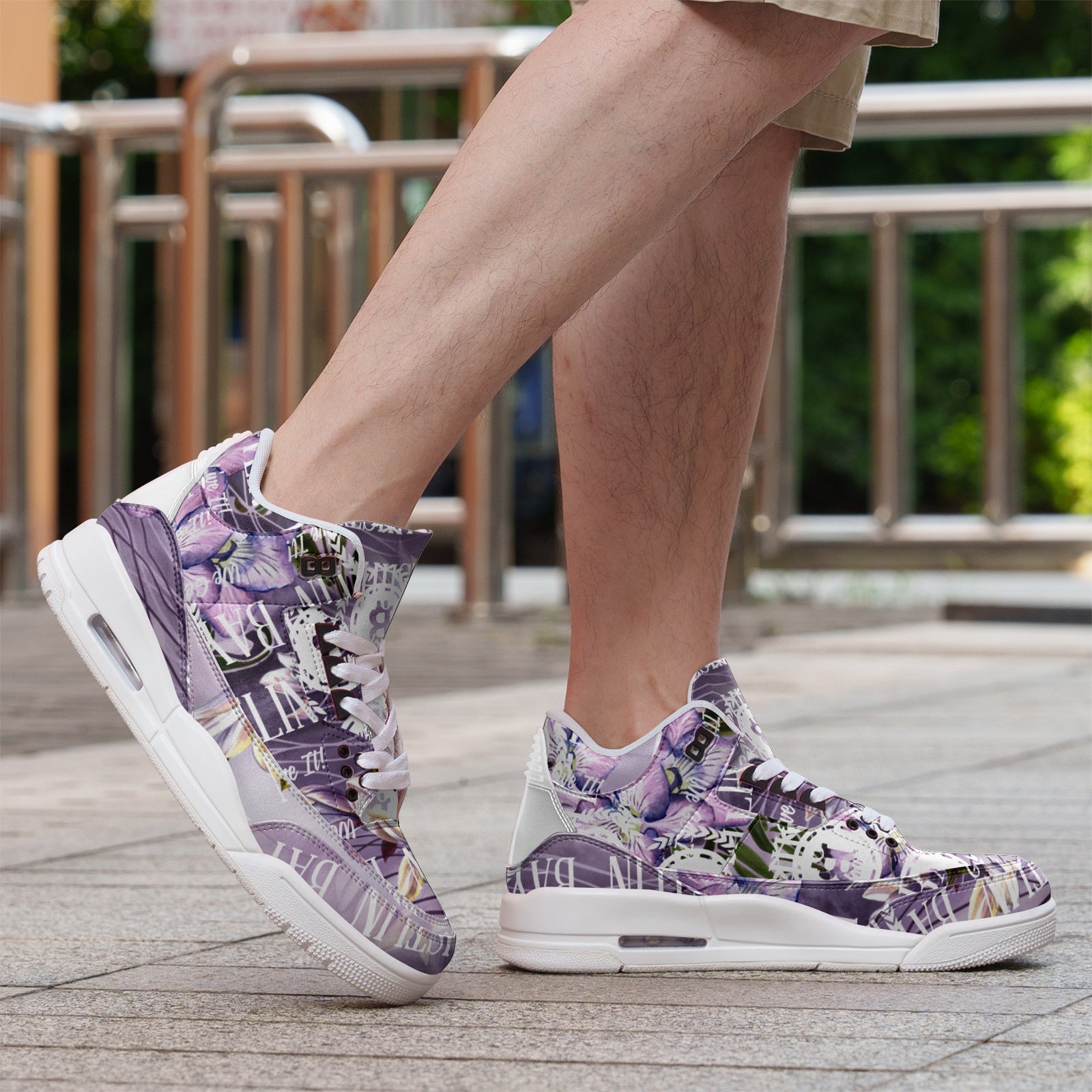 Bay Hustlin Retro Shoes(Purple)