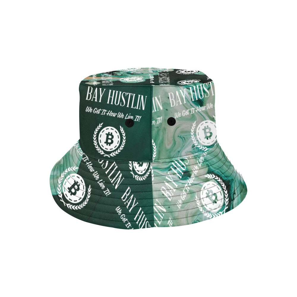 Bay Hustlin Men's All Over Print Bucket Hat