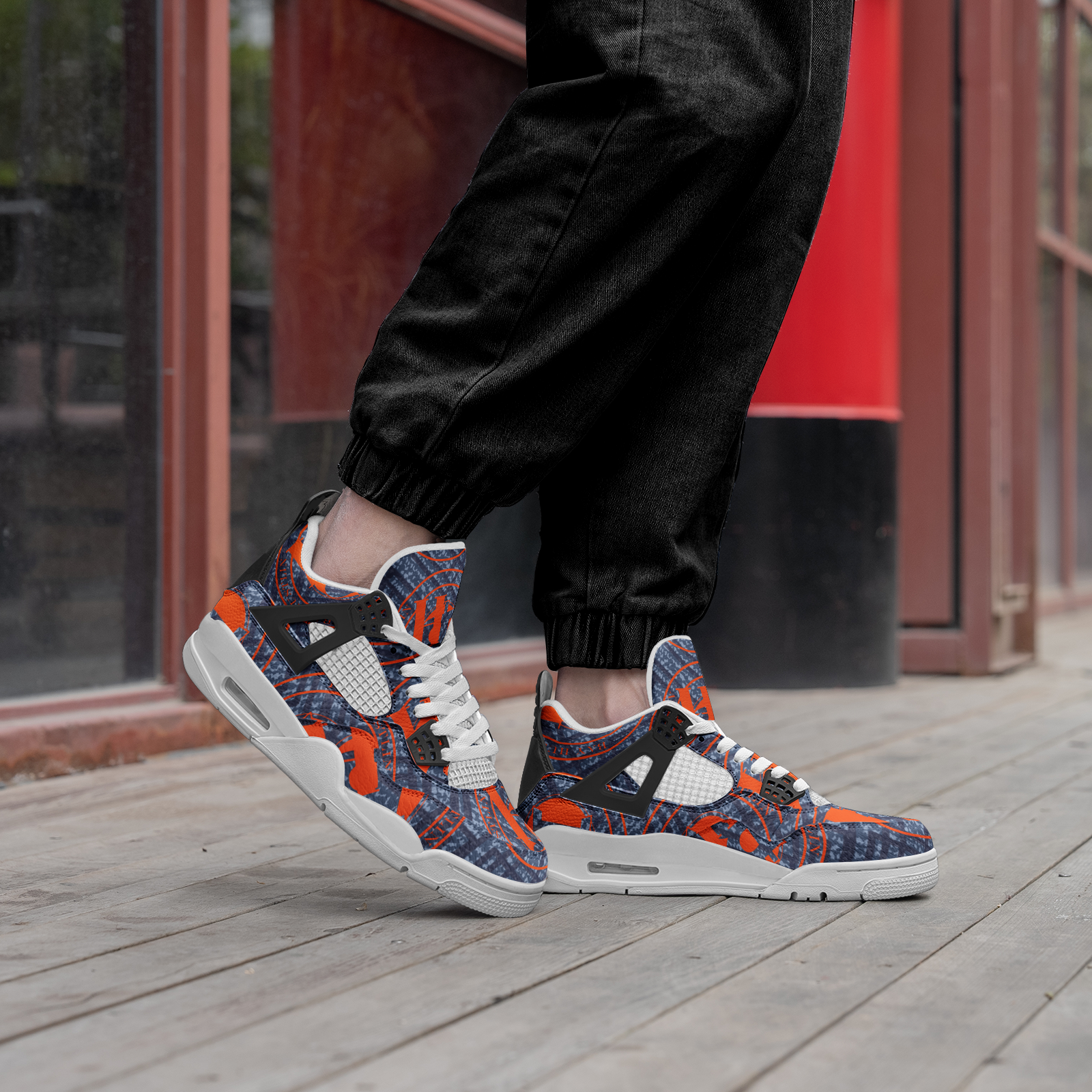 Bay Hustlin Retro Sneakers