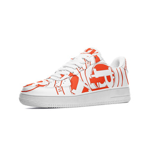 Bay Hustlin Unisex Low Top Leather Sneakers