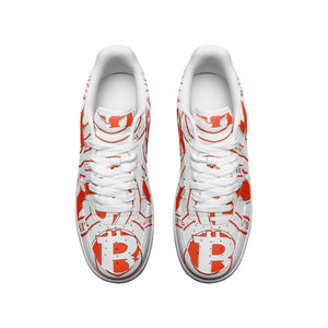 Bay Hustlin Unisex Low Top Leather Sneakers
