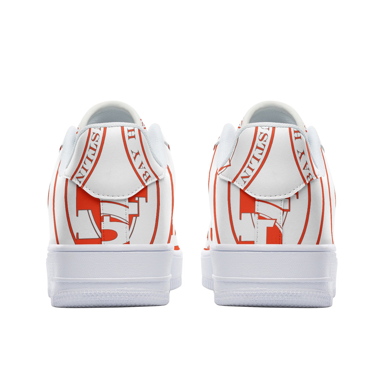 Bay Hustlin Unisex Low Top Leather Sneakers