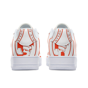 Bay Hustlin Unisex Low Top Leather Sneakers