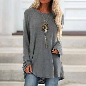 Bay Hustlin Women's Long Sleeve Loose Fit T-shirt