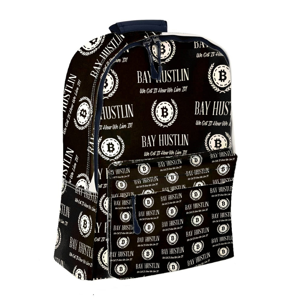 Bay Hustlin  Leather Backpack