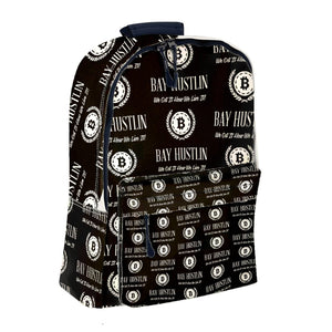 Bay Hustlin  Leather Backpack