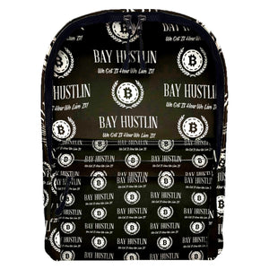 Bay Hustlin  Leather Backpack