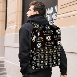 Bay Hustlin  Leather Backpack