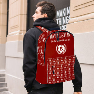 Bay Hustlin Leather Backpack