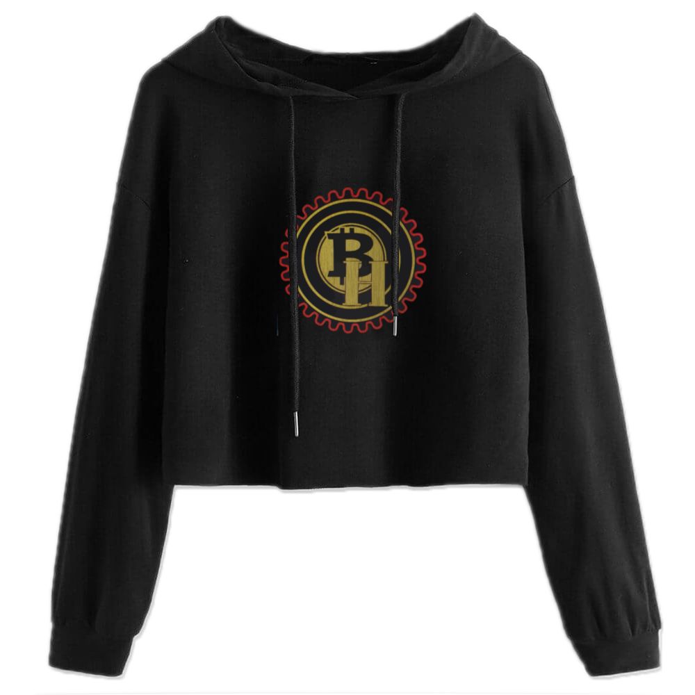 Bay Hustlin Women's Cropped Hoodie