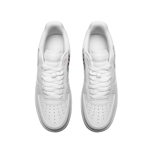 Bay Hustlin  Low Top Leather Sneakers