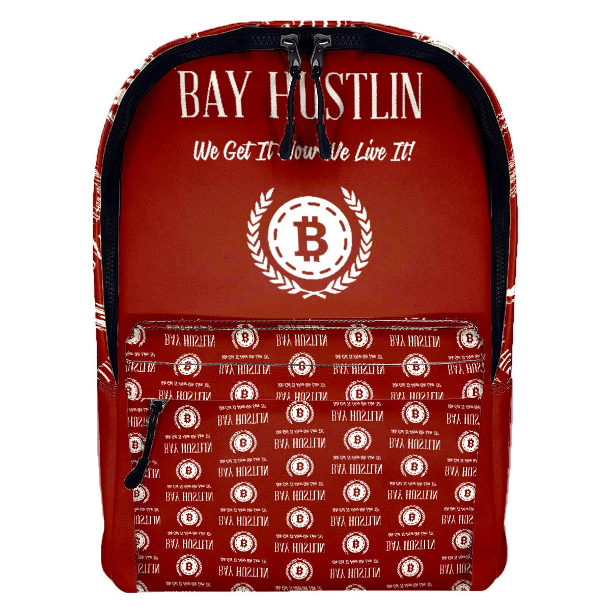 Bay Hustlin Leather Backpack