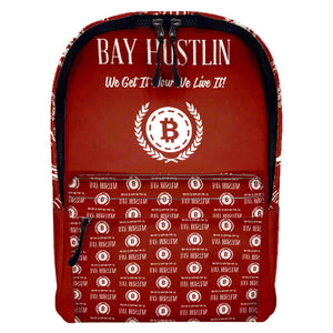 Bay Hustlin Leather Backpack
