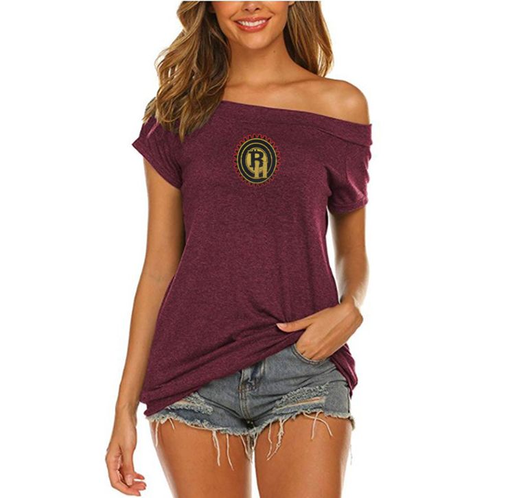 Bay Hustlin Women's Off The Shoulder Short-sleeve Top