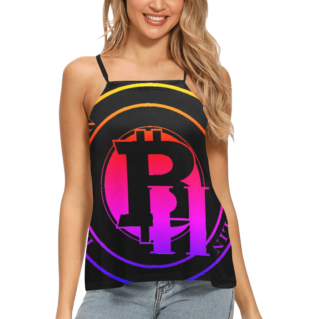 Bay Hustlin Loose Spaghetti Strap Top (T68)